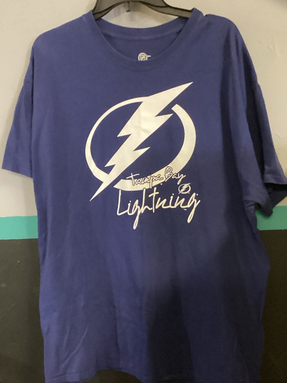 NHL Tampa Bay Lightning Blue Short Sleeve Graphic Tee